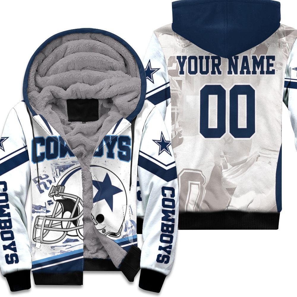 Dallas Cowboys Helmet Nfc East Division Super Bowl 2021 Personalized Fleece Hoodie All-Over Print