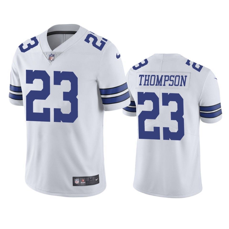 Darian Thompson Dallas Cowboys White Vapor Limited 3D Jersey