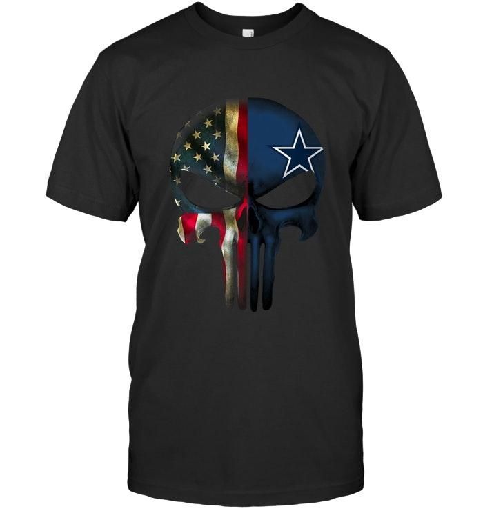 Dallas Cowboys Skull American Flag Shirt T Shirt Hoodie, Hoodie Sweater