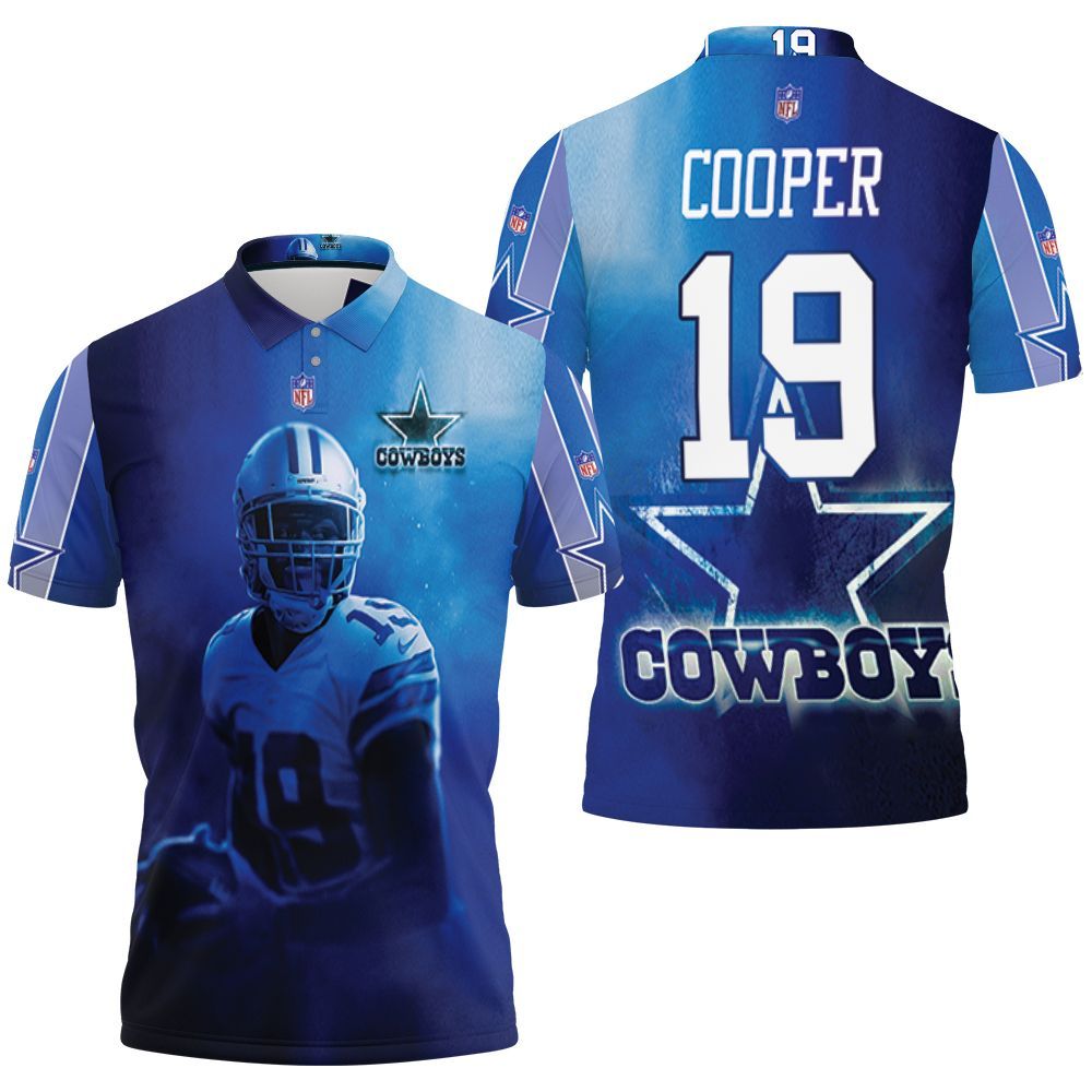 Amari Cooper 19 Dallas Cowboys 3D Polo Shirt