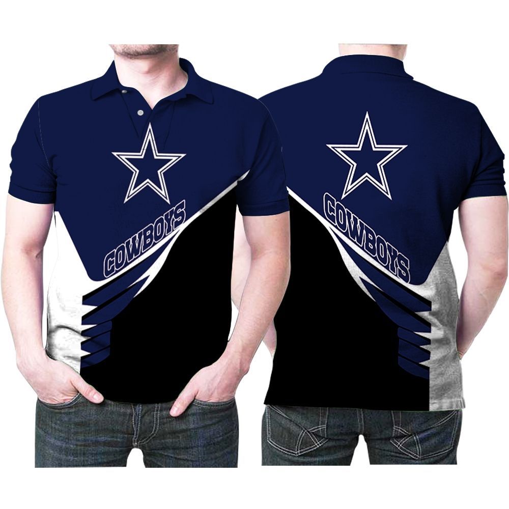 Dallas Cowboys Logo Tanktop Legging 3D Polo Shirt