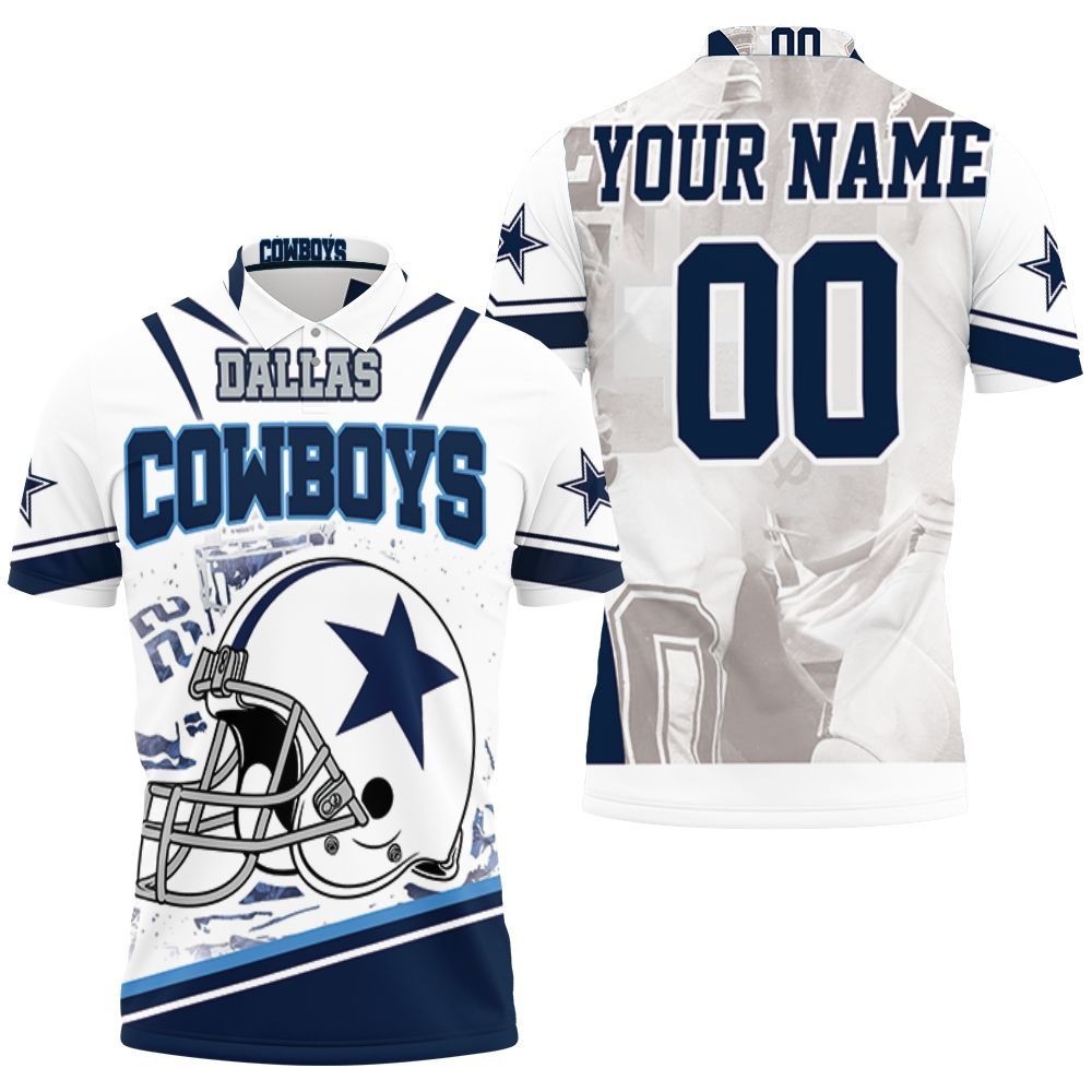 Dallas Cowboys Helmet Nfc East Division Super Bowl 2021 Personalized Polo Shirt