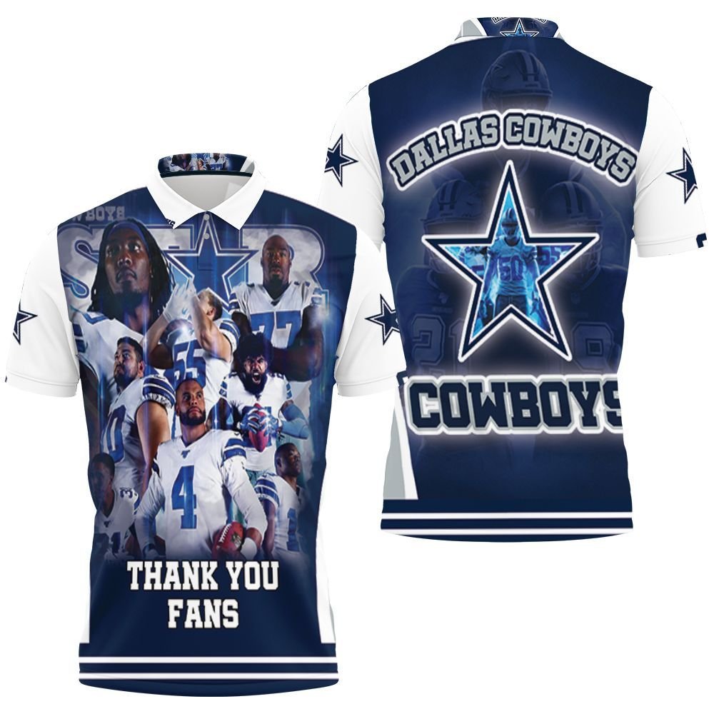 Dallas Cowboy Super Nfc East Division Champions Super Bowl 2021 Thank You Fans Polo Shirt