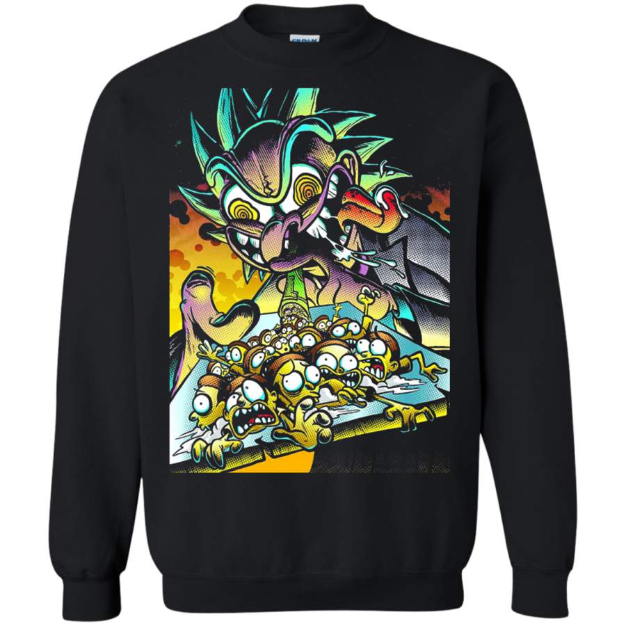 AGR Crazy Cocaine Rick And Morty Crazy Rick Sanchez Sweatshirt