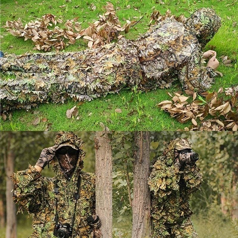 Camouflage Clothing Ghillie Suit Camouflage Clothing Bionic Camouflage Hunting Clothes 3D Tactical