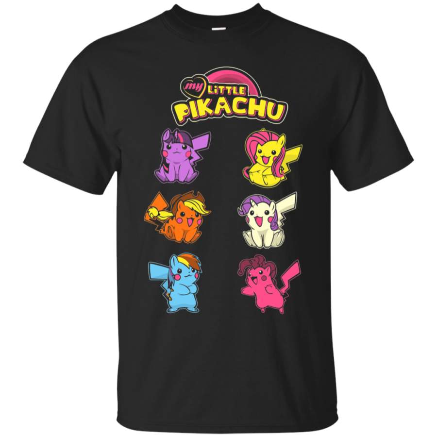 AGR My Little Pikachu My Little Pony Pokemon Mashup T-Shirt