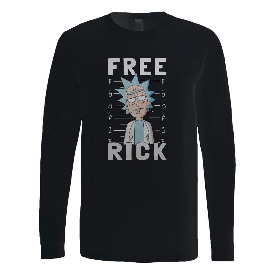 Free Rick Rick And Morty Long Sleeve T-Shirt