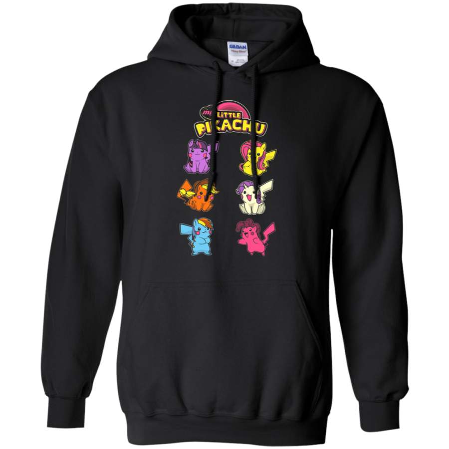 AGR My Little Pikachu My Little Pony Pokemon Mashup Hoodie