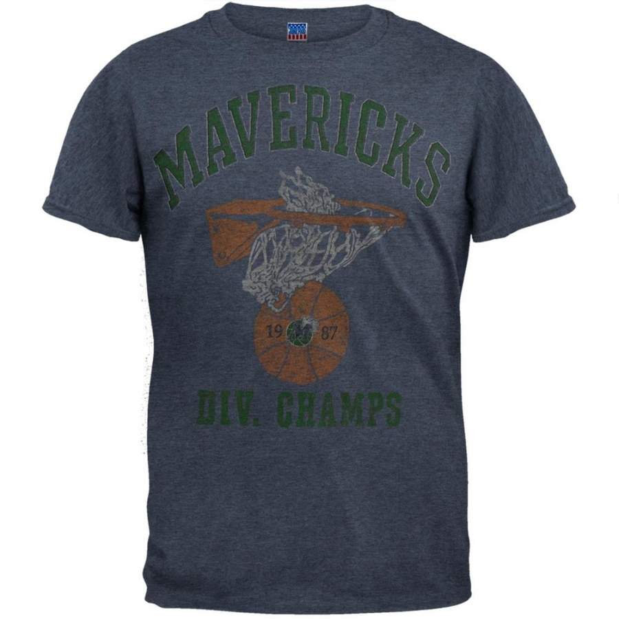 Dallas Mavericks – ’87 Division Champs Soft T-Shirt