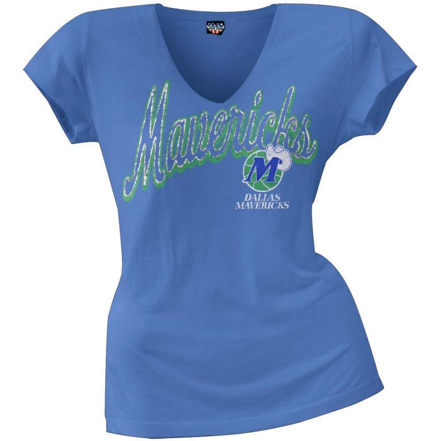 Dallas Mavericks – Logo Juniors V-Neck T-Shirt