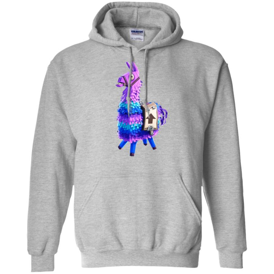 Fortnite Llama Unicorn 3D Creative Pullover Hoodie