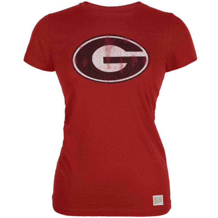 Georgia Bulldogs – Distressed Circle G Vintage Juniors T-Shirt