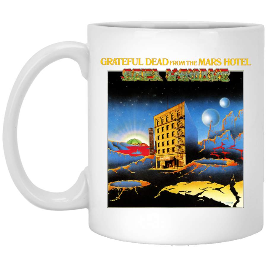 Grateful Dead From The Mars Hotel 11 oz. White Mug