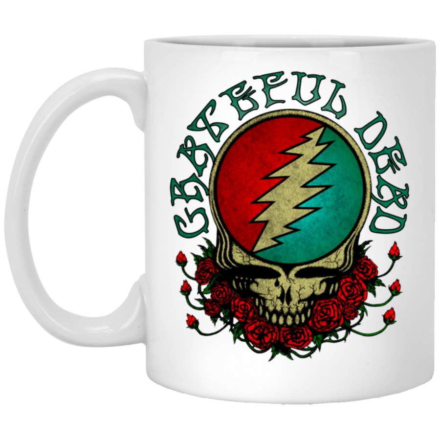 Grateful Dead Steal Your Face Girls Jr Soft 11 oz. White Mug