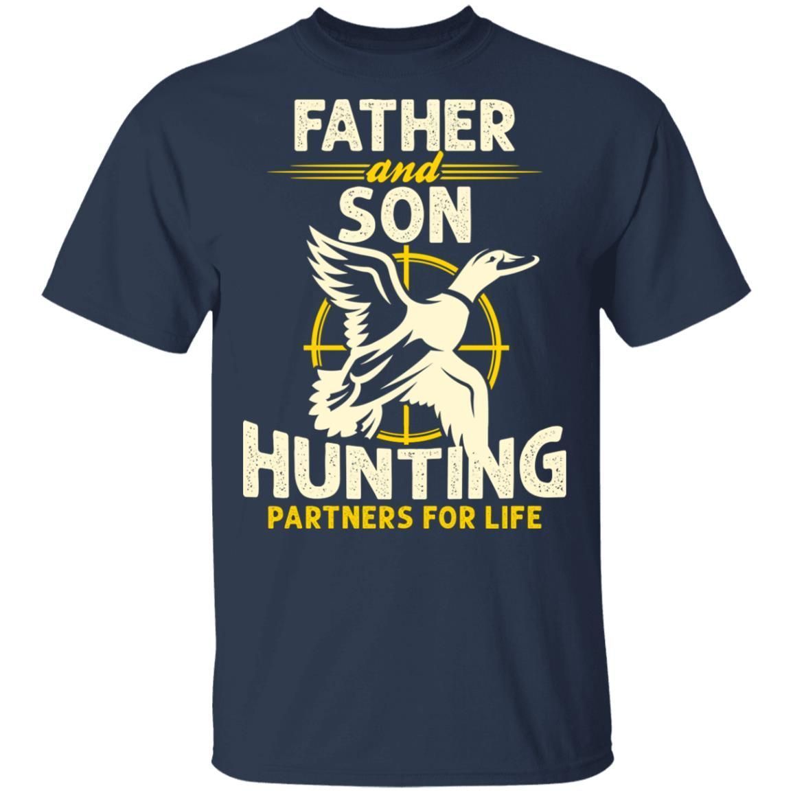 Father And Son Hunting Partners For Life T-shirt MT06