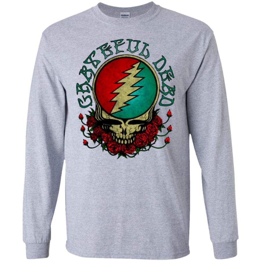 Grateful Dead Steal Your Face Girls Jr Soft Long sleeves T-Shirt