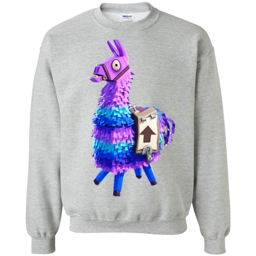 Fortnite Llama Unicorn 3D Creative Pullover Sweatshirt