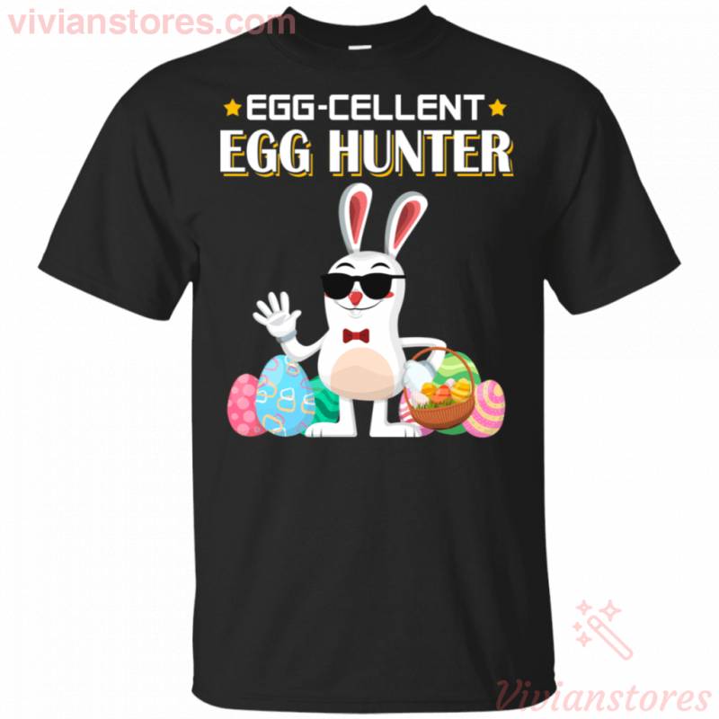 Egg – Cellent Egg Hunter Easter Bunny Hunting Funny Gift Shirt VA03