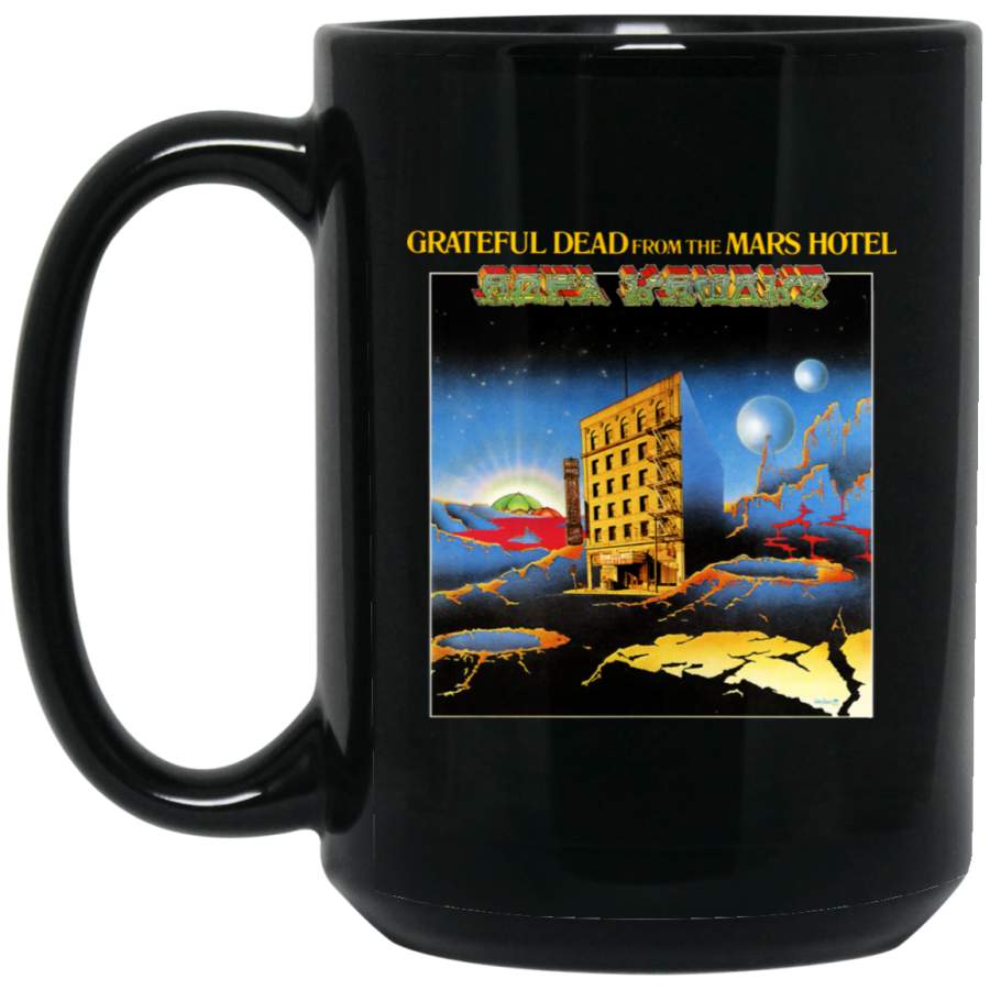 Grateful Dead From The Mars Hotel BM15OZ 15 oz. Black Mug