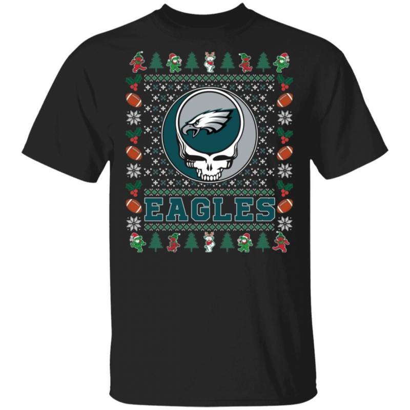 Eagles T-Shirt Christmas Grateful Dead Deadhead Tee VA08