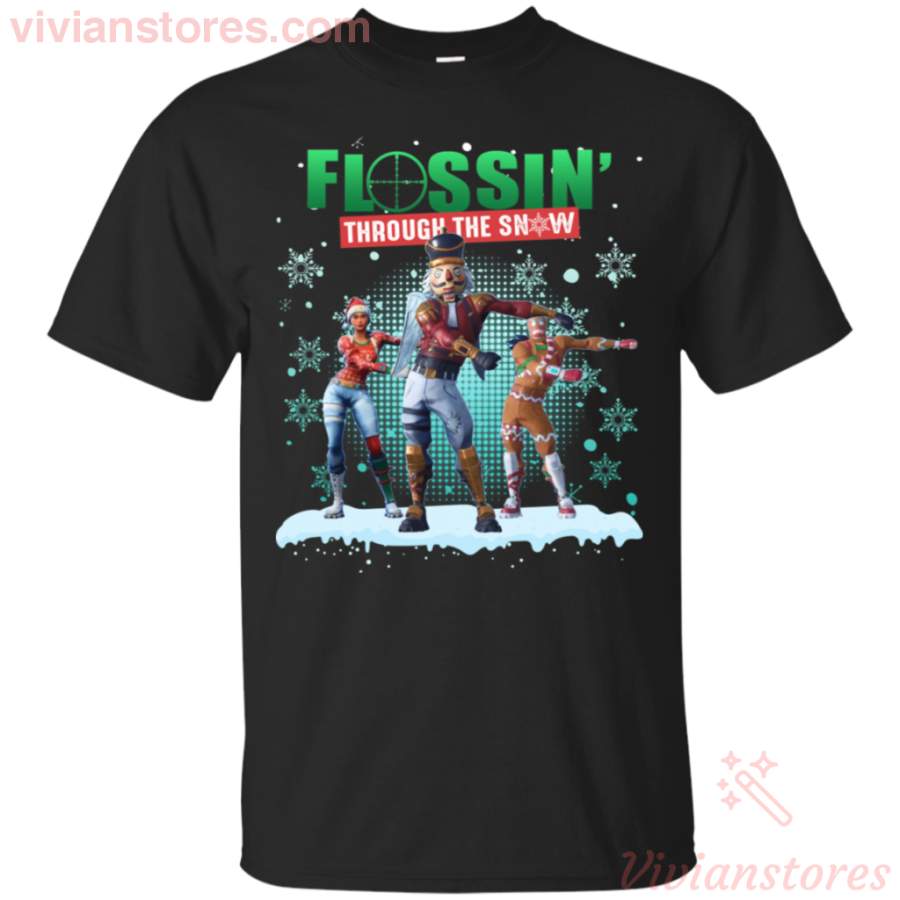 Fortnite Flossin’ Through the Snow T-Shirt