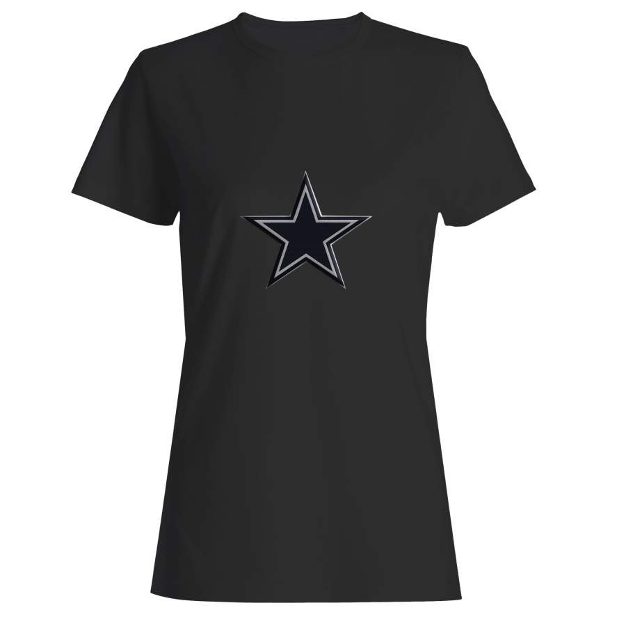 Dallas Cowboys Black Star Woman’s T-Shirt