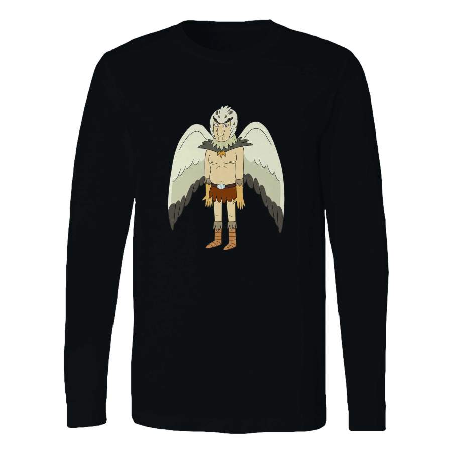 Bird Person Fly Rick And Morty Long Sleeve T-Shirt