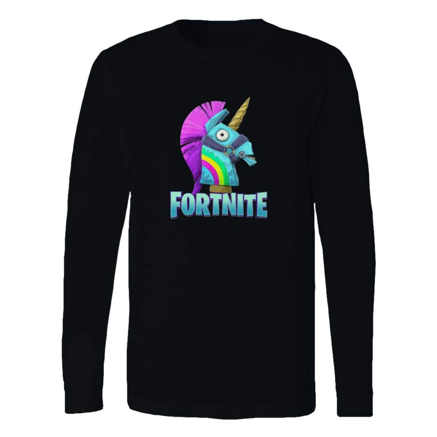 Fortnite Unicorn Custom Long Sleeve T-Shirt