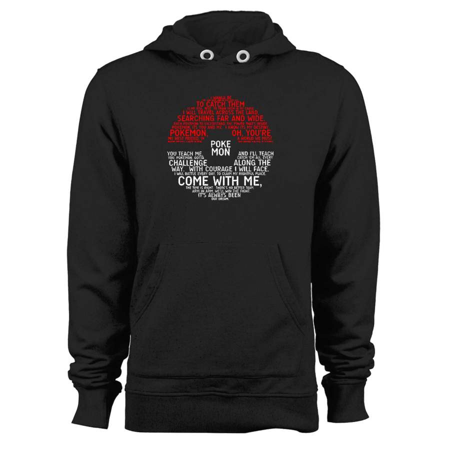 District Pokemon Typography Unisex Hoodie