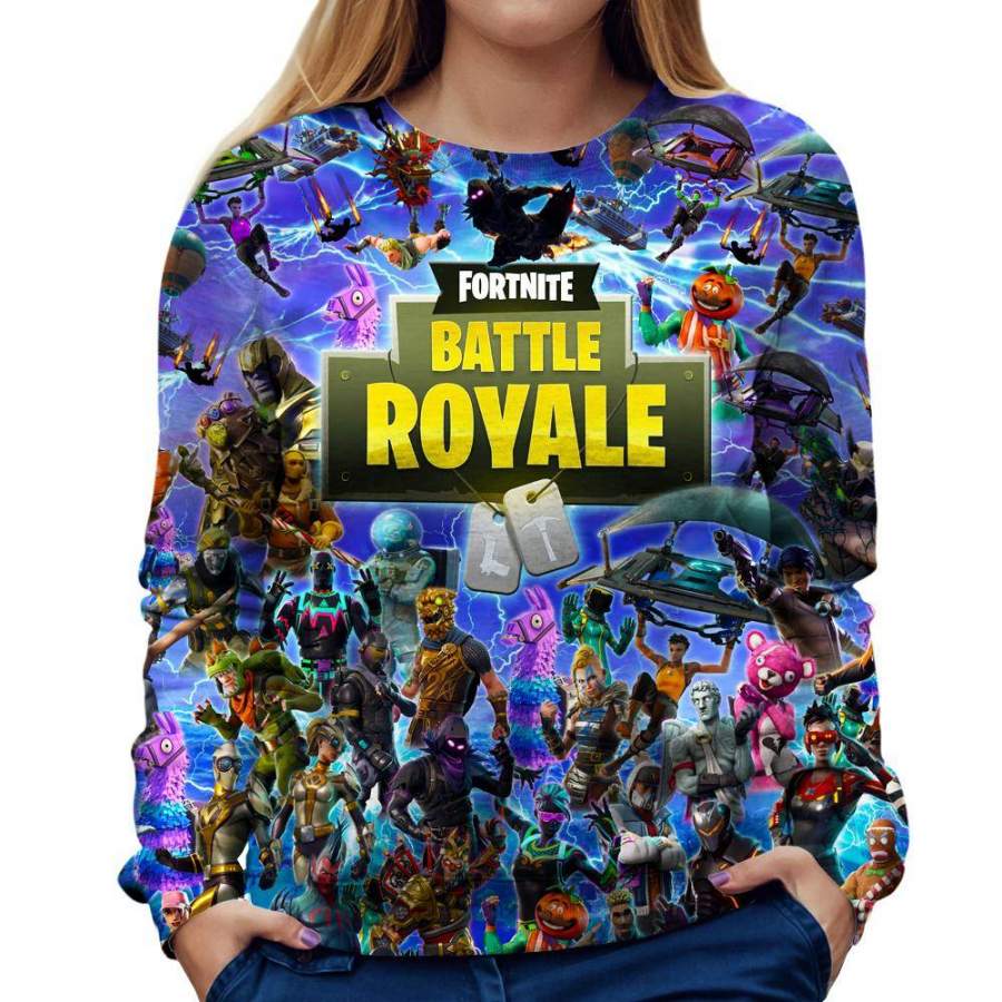 Fortnite Battle Royale Womens Sweatshirt