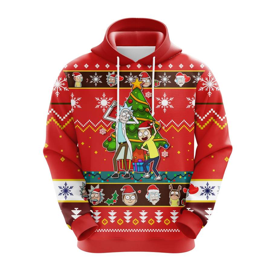 Rick And Morty 2 Christmas Noel Mc Ugly Hoodie – Amazing Gift idea