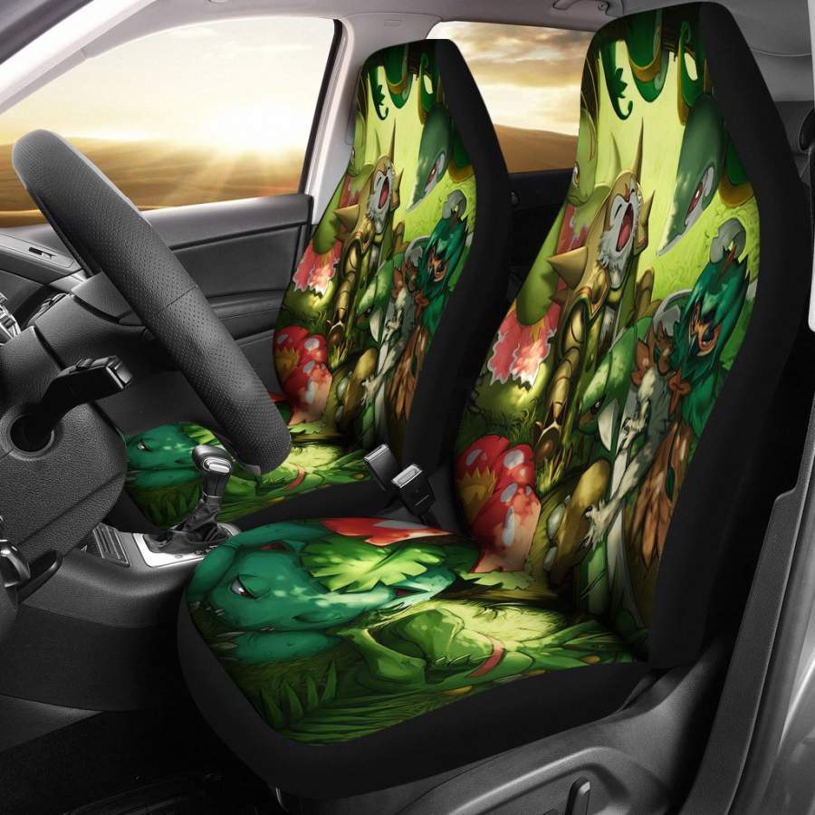 Pokemon Grass 2020 Car Seat Covers
