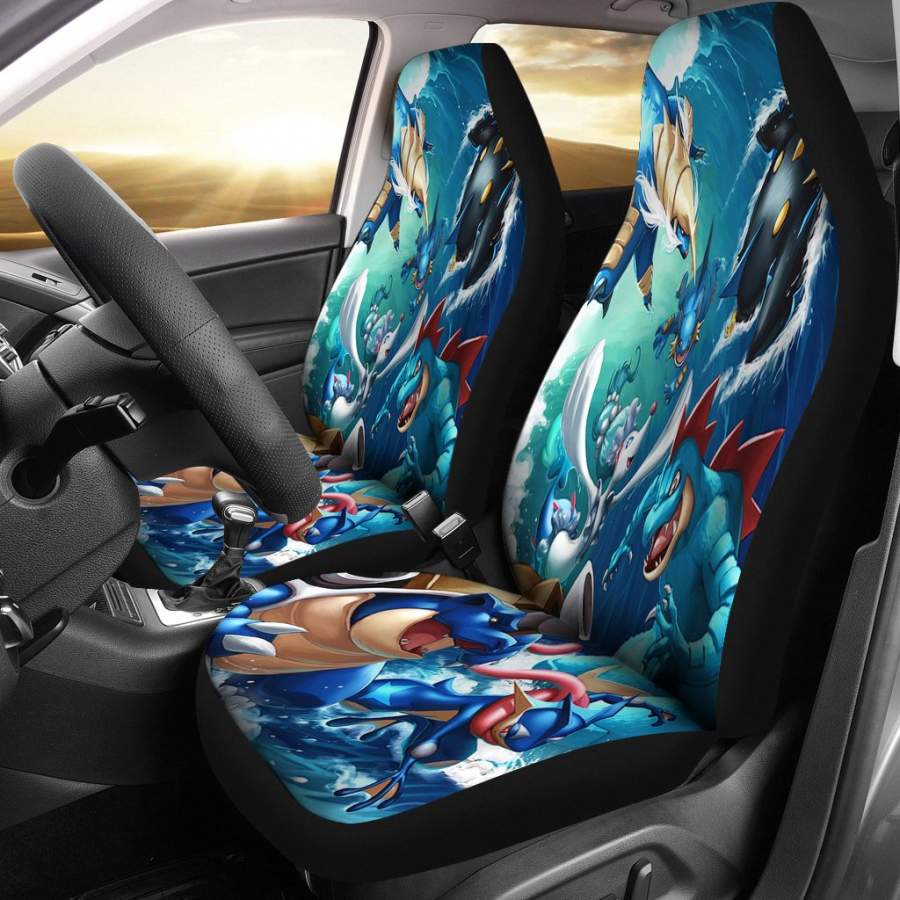 Pokemon Water 2018 Car Seat Covers