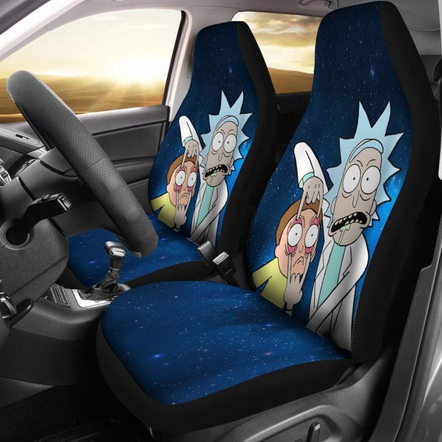 Rick and Morty Funny Car Seat Covers
