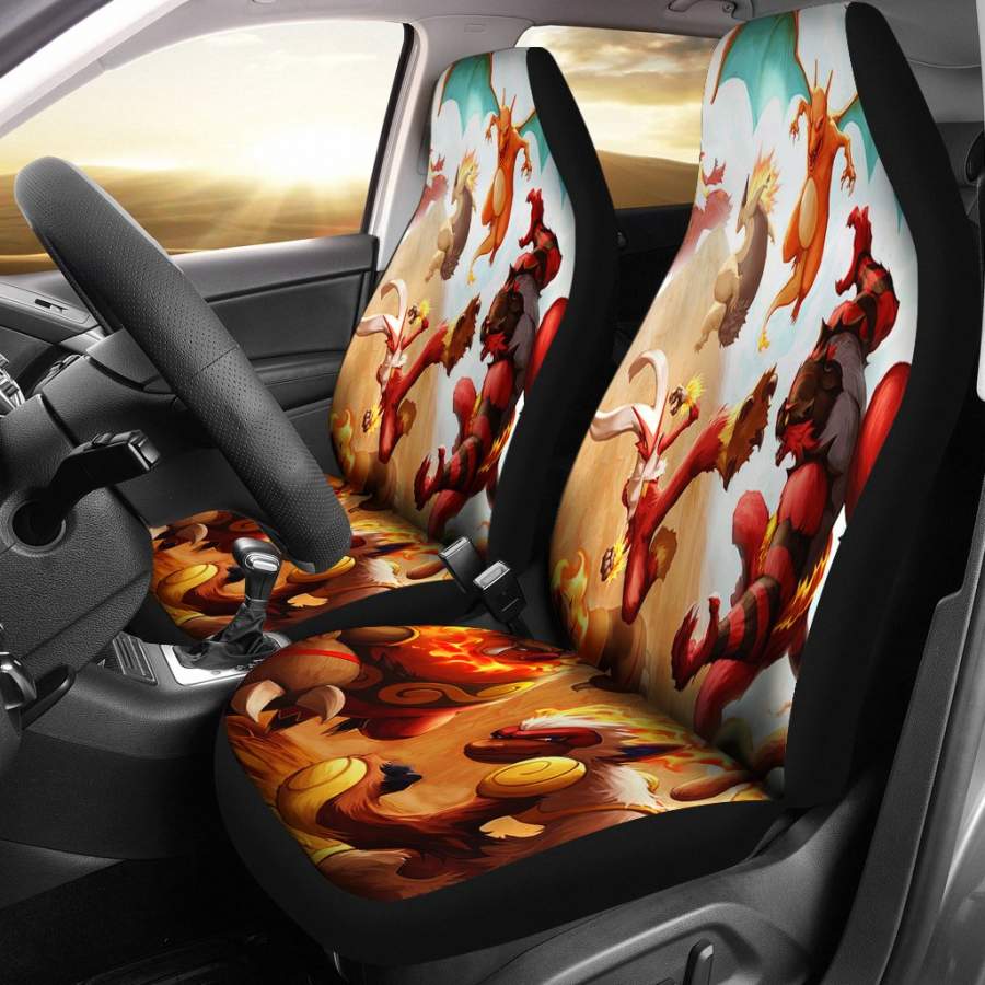 Pokemon Fire 2018 Car Seat Covers
