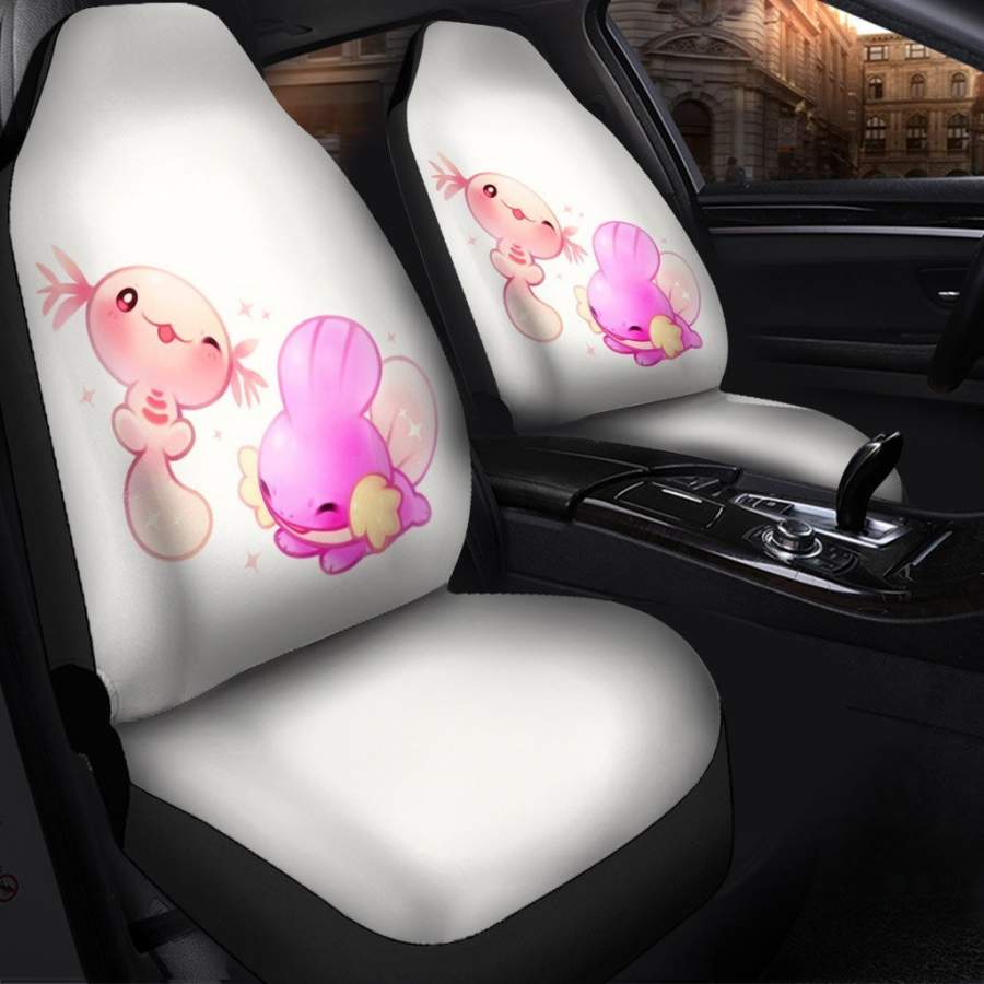 Coral Axolotl Pokemon Car Seat Covers