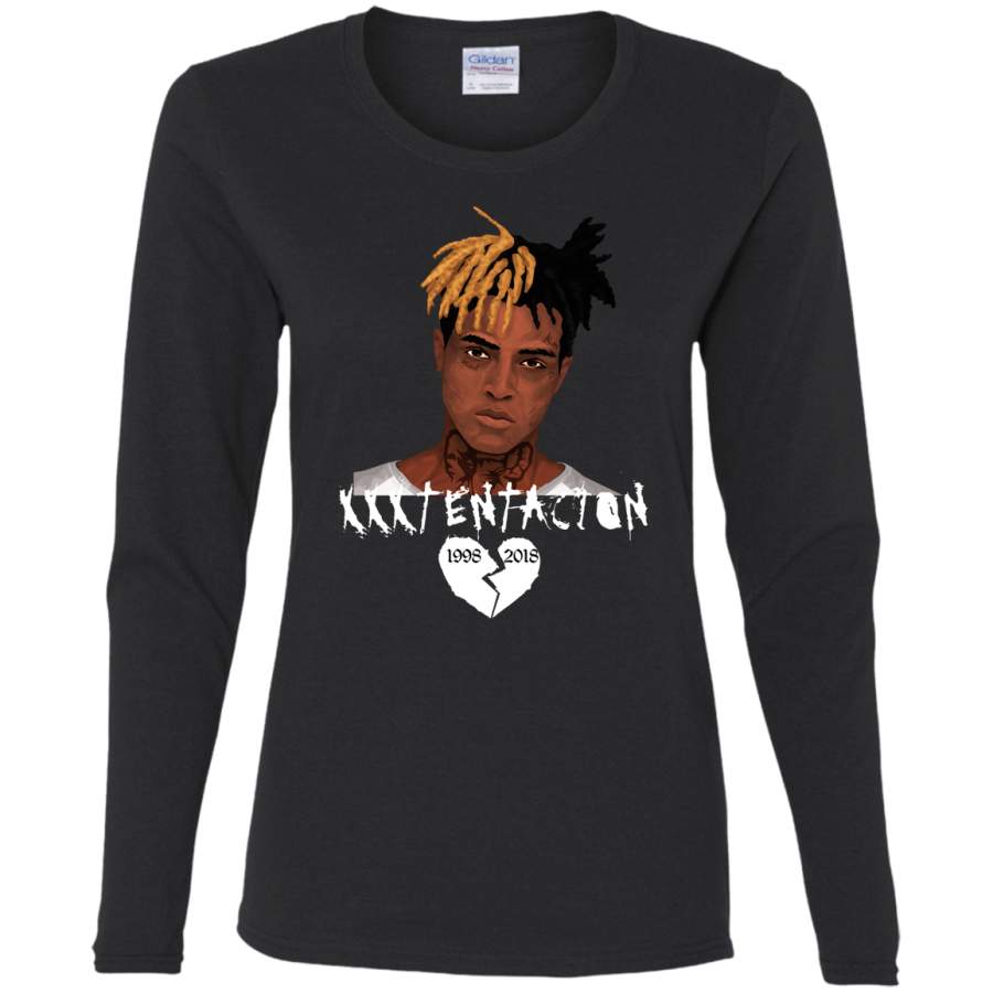 AGR RIP Xxxtentacion Ladies’ Cotton LS T-Shirt