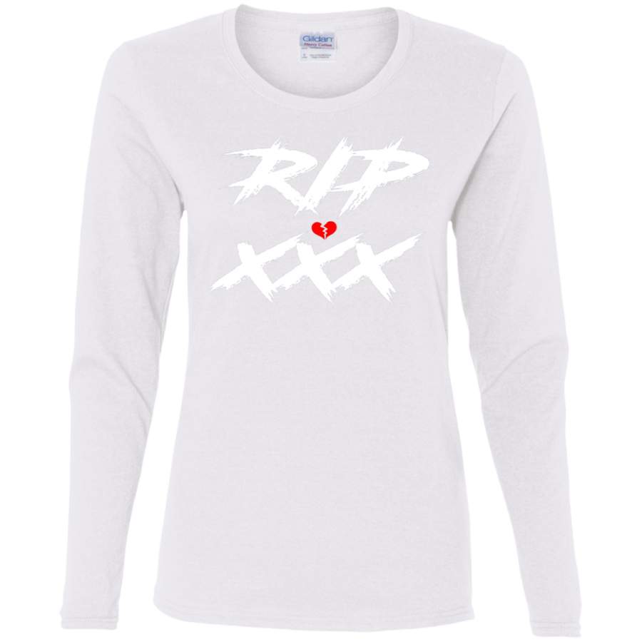 AGR RIP XXX Xxxtentacion Ladies’ Cotton LS T-Shirt