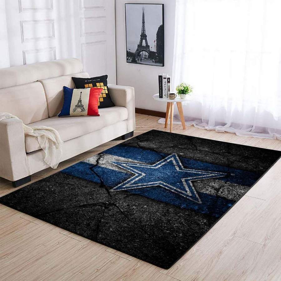 Football Dallas Cowboys Rug / Area Rug – Home Decor – Homebeautyus