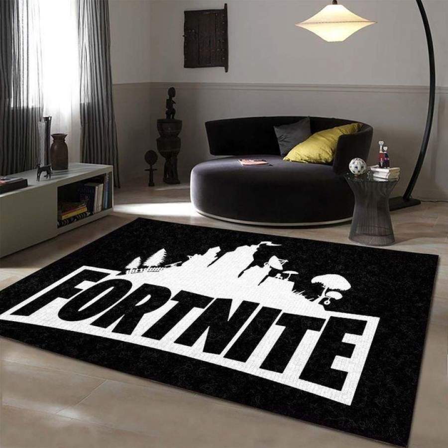 Fortnite Game Area Rug – Gaming Home Decor – HomeBeautyUS