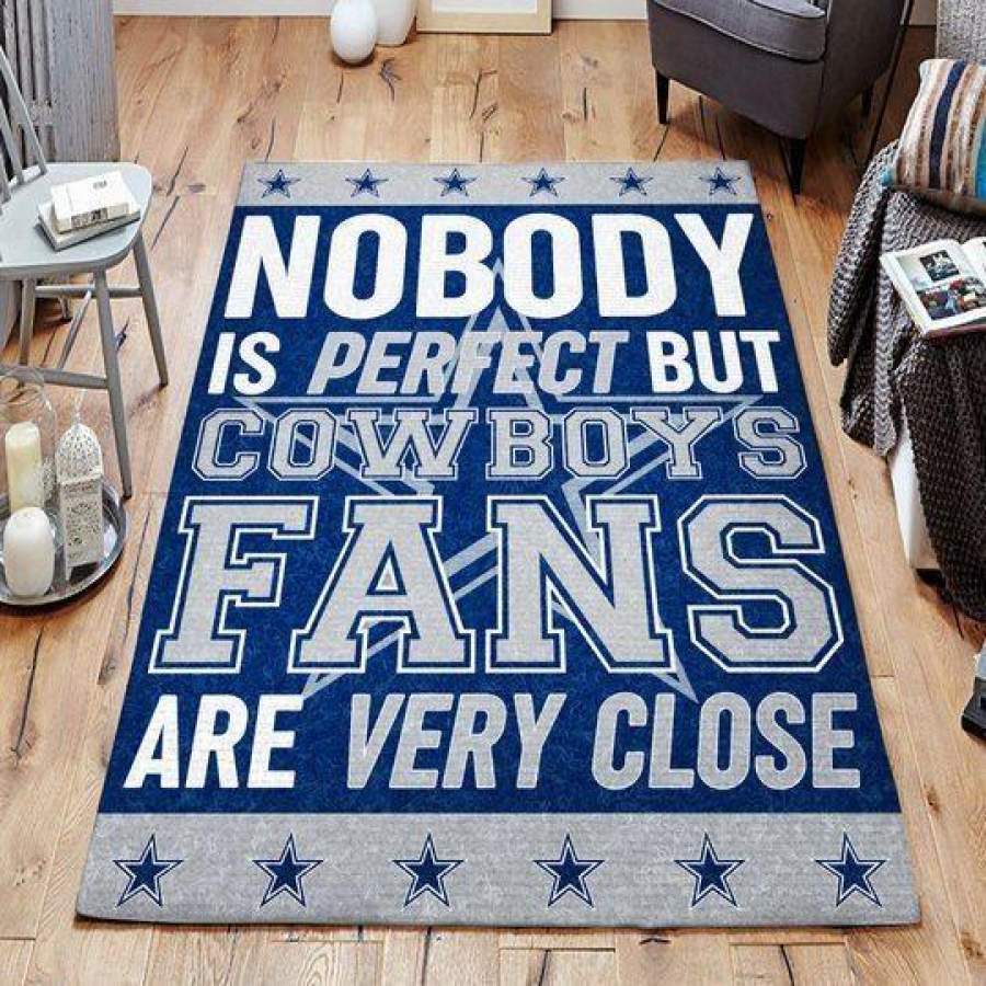 Dallas Cowboys Floor Area Rug Football Home Decor – HomeBeautyUS