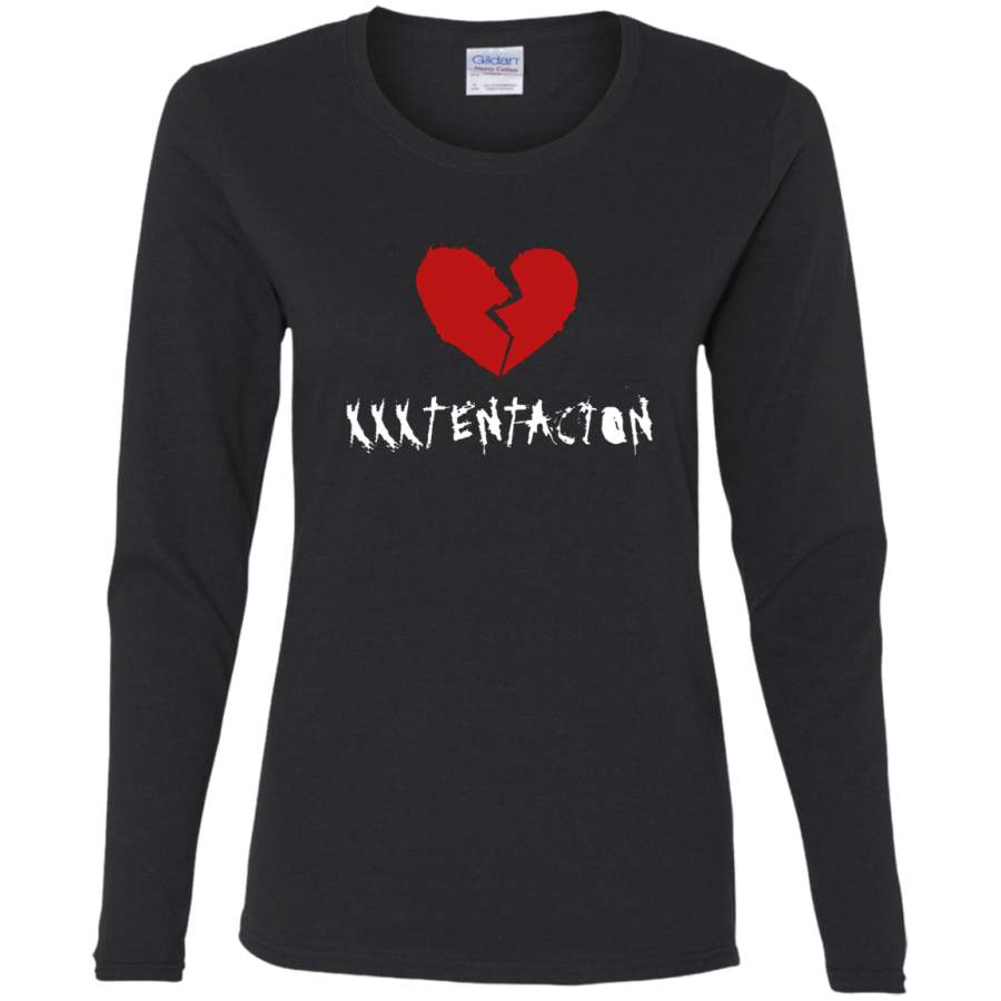 AGR Heartbroke XXXTENTACION Ladies’ Cotton LS T-Shirt