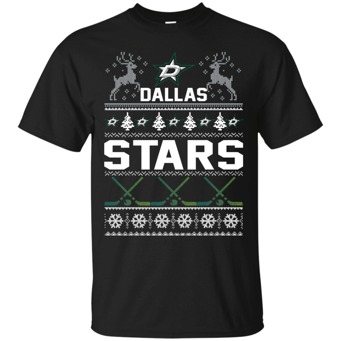 Check Out This Awesome Dallas Stars Ugly Christmas T Shirt