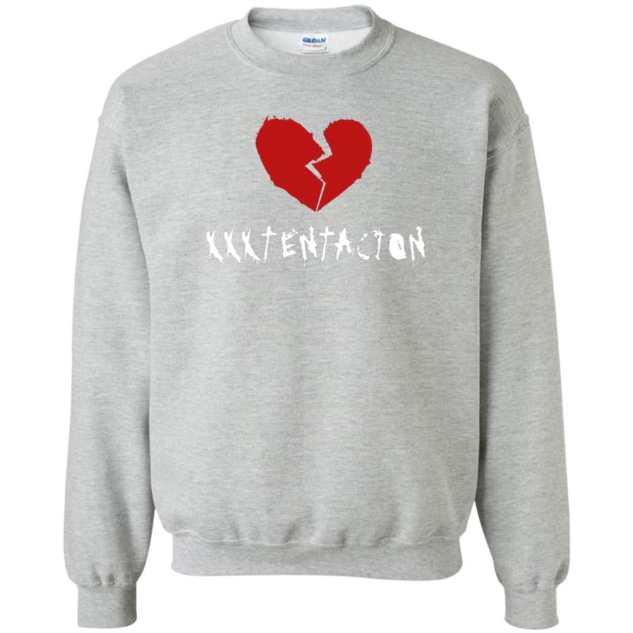 AGR Heartbroke XXXTENTACION Crewneck Pullover Sweatshirt