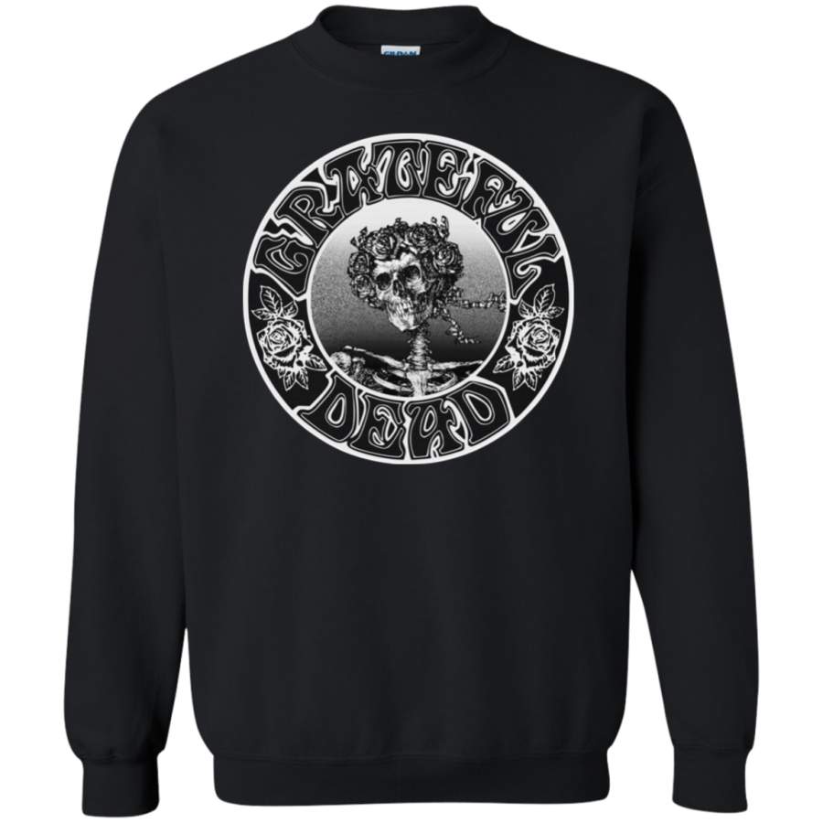 Impact Grateful Dead Glowing Skeleton Fitted Jersey Pullover Sweatshirt