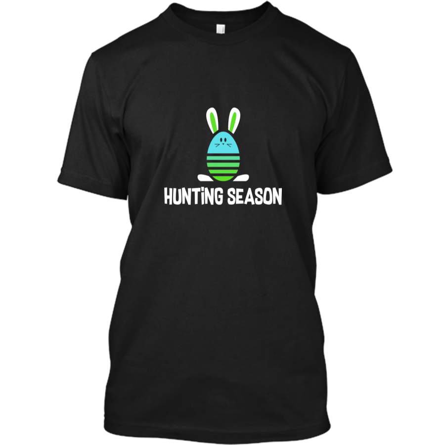 Easter Egg Bunny Shirt Hunting Season Blue Gift Custom Ultra Cotton