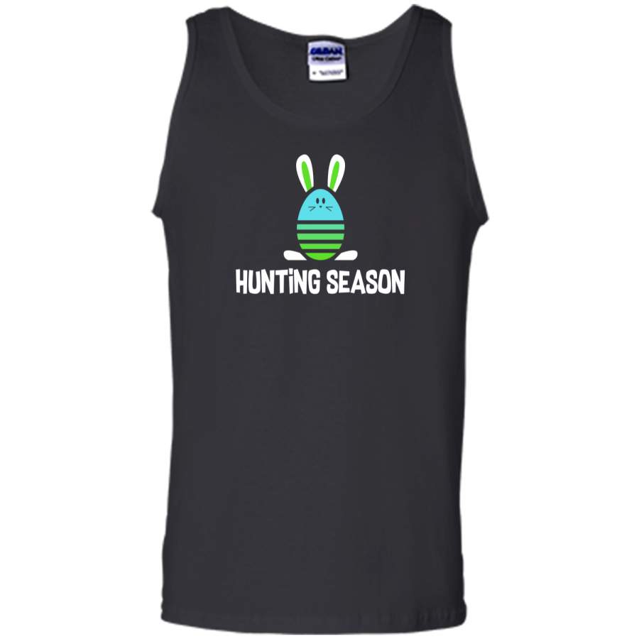 Easter Egg Bunny Shirt Hunting Season Blue Gift Tank Top