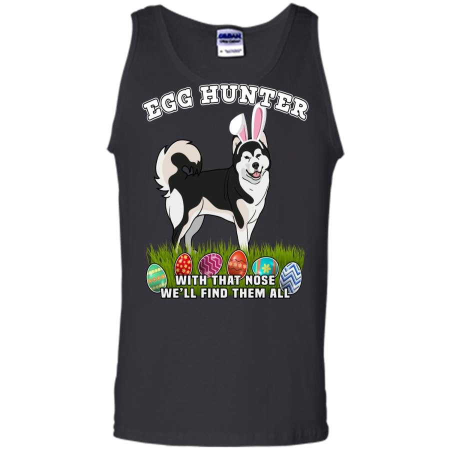 Easter Egg Hunting Dog Bunny Alaskan Malamute Shirt Tank Top