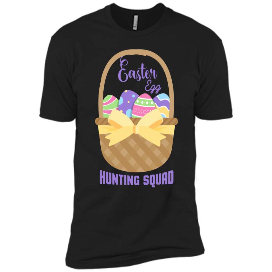 Cute Funny Happy Easter Shirt Egg Hunting Squad Season Next Level Premium Short Sleeve Tee