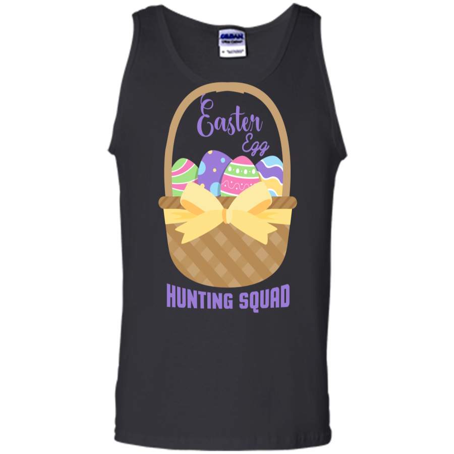 Cute Funny Happy Easter Shirt Egg Hunting Squad Season Tank Top